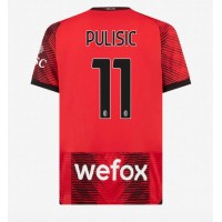AC Milan Christian Pulisic #11 Hjemmebanetrøje 2023-24 Kortærmet